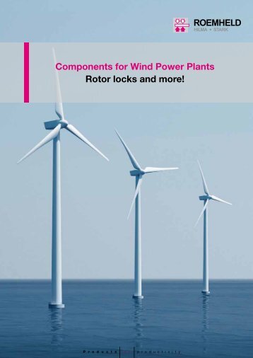 Components for Wind Power Plants - Rotorlock