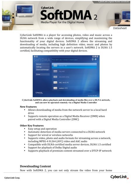 Softdma 2 0 Datasheet Profil Marketing