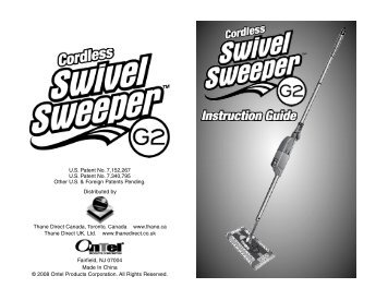 Swivel Sweeper G2 Manual - Thane Direct UK