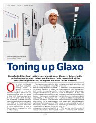 Toning up Glaxo - GlaxoSmithKline Pharmaceuticals