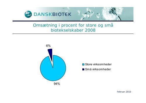 Statistik vedrÃ¸rende bioteknologiske virksomheder i ... - Dansk Biotek