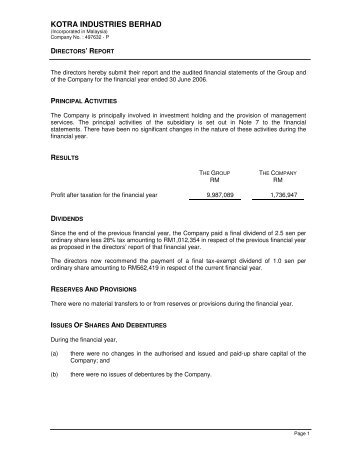 kib-audited account YE30.06.2006.pdf - Kotra Pharma