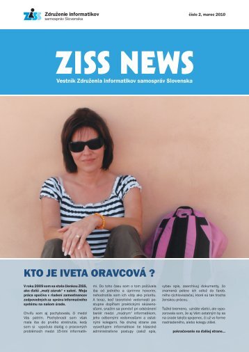 KTO JE IVETA ORAVCOVÃ ? - ZISS