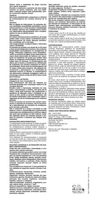 cloridrato de ciclobenzaprina - Consulta RemÃ©dios