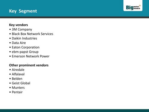 Data Center Cooling Market in Latin America 2015-2019 All Set To Revolutionize Others