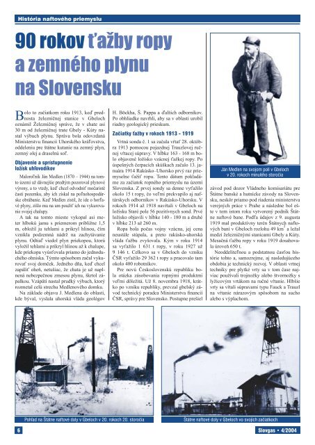 Slovgas 4/2004 - Slovenský plynárenský a naftový zväz