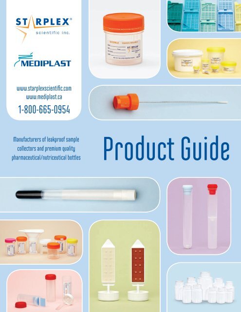 Starplex Scientific LeakBuster Specimen Containers: Sterile:Clinical  Specimen