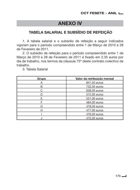 Contrato Colectivo de Trabalho para o Sector de Lanifícios ... - Fesete