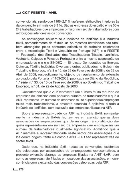 Contrato Colectivo de Trabalho para o Sector de Lanifícios ... - Fesete