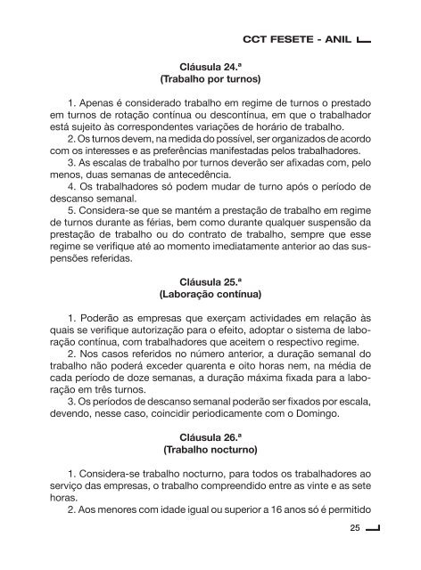 Contrato Colectivo de Trabalho para o Sector de Lanifícios ... - Fesete