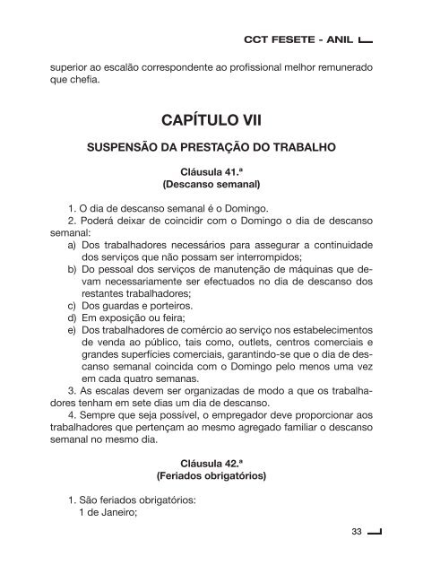 Contrato Colectivo de Trabalho para o Sector de Lanifícios ... - Fesete