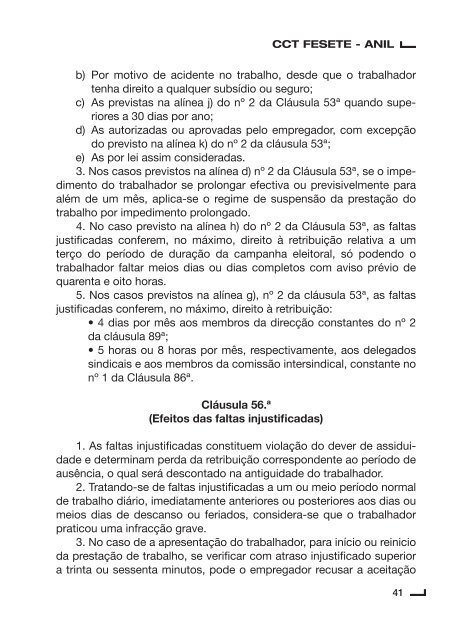 Contrato Colectivo de Trabalho para o Sector de Lanifícios ... - Fesete