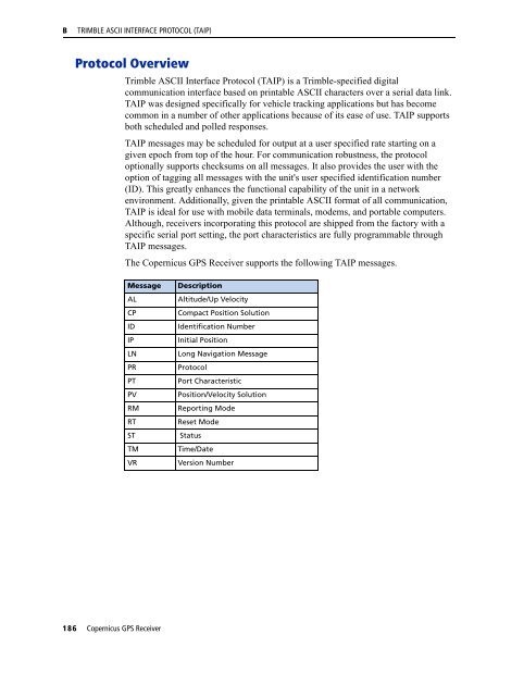 REFERENCE MANUAL - FTP Directory Listing - Trimble