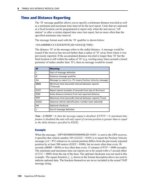 REFERENCE MANUAL - FTP Directory Listing - Trimble