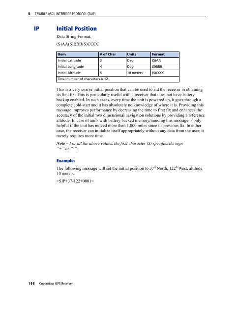 REFERENCE MANUAL - FTP Directory Listing - Trimble