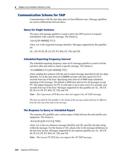 REFERENCE MANUAL - FTP Directory Listing - Trimble