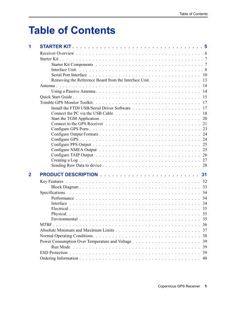 REFERENCE MANUAL - FTP Directory Listing - Trimble