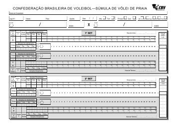 SÃºmula VÃ´lei de Praia_Nova - CBV