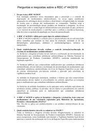Perguntas e respostas sobre a RDC nÂº 44/2010 - Apoio ao ...