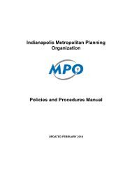 MPO Policy and Procedures Manual - Indianapolis Metropolitan ...