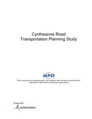Cyntheanne Road Transportation Planning Study - Indianapolis ...