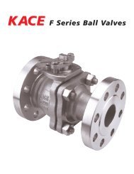 F Series Ball Valves - KACE Valves