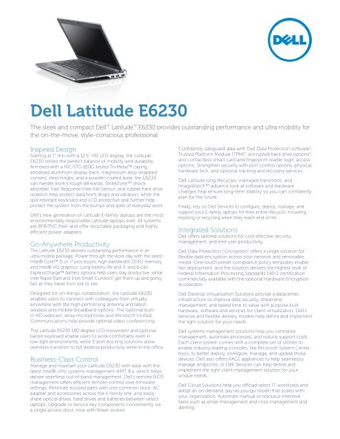 Dell Latitude E6230