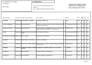 Sec. Barrali classe 2B - Istituto Comprensivo Fabrizio De AndrÃ¨ Donori