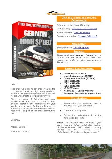 Download - Trains and Drivers