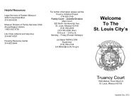 Truancy City Court.pdf - 22nd Circuit Court, St. Louis, Missouri