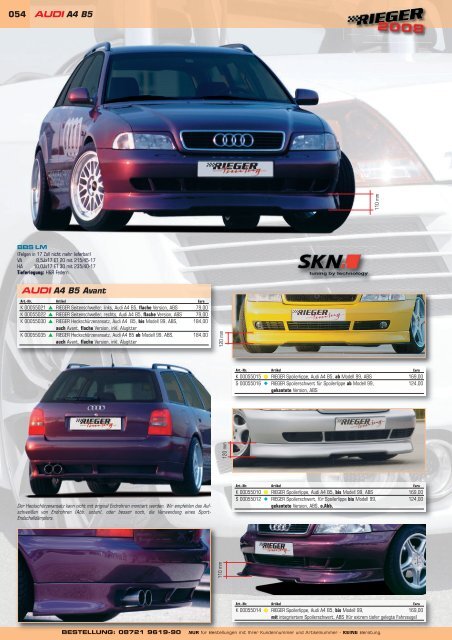 AUDI A4 B5 - TKC-Styling