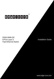 Installation Guide ES3510MA-DC 8-Port Layer 2 Fast Ethernet Switch
