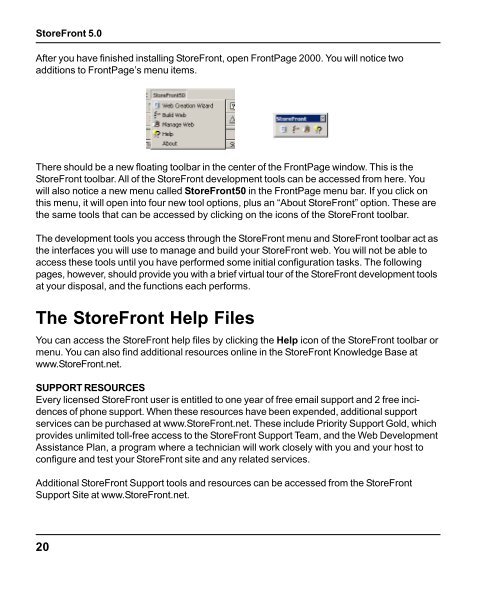 StoreFront 5.0 Manual - StoreFront Support - LaGarde, Inc.