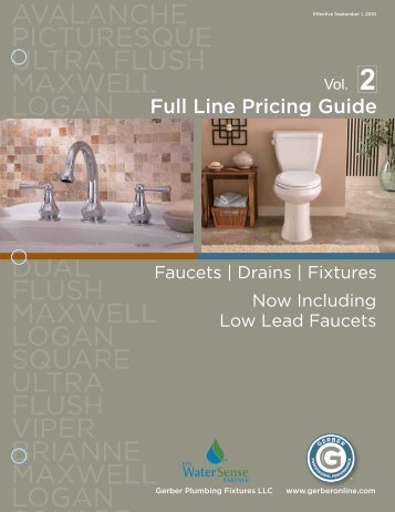 Faucets & Drains - Gerber