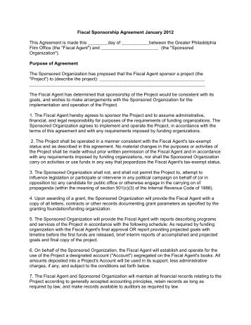 See sample agreement - Greater Philadelphia Film Office