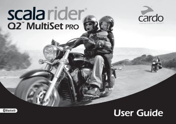 scala rider Q2â¢ MultiSet pro - Cardo Systems, Inc