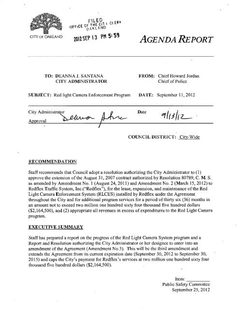 Report - Fighting Red Light Camera Tickets