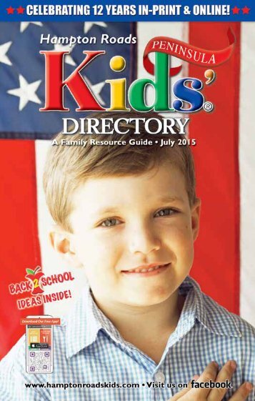 Hampton Roads Kids' Directory: July 2015 Peninsula Edition