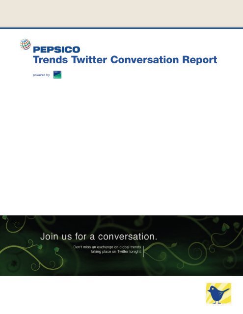 Trends Twitter Conversation Report - Porter Novelli