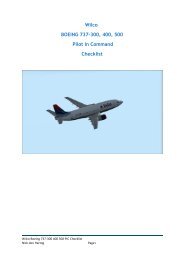 Wilco BOEING 737-300, 400, 500 Pilot In Command ... - Dutchfs.com