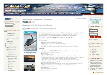 Carenado A36 Bonanza for X-Plane (Download) - PC Aviator Australia