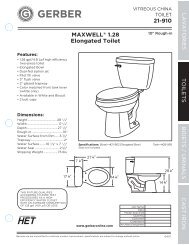 Spec Sheet - Gerber