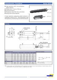 Potentiometric Transducer Series CLP13 - Universal Import