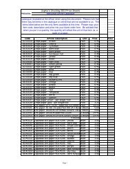 Mercurius Price Sheet 2013 - Trillium Waldorf School