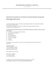 Europa Service. - Volkswagen Leasing