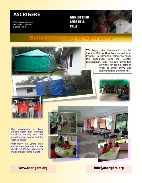 Bulletin January to April 2015