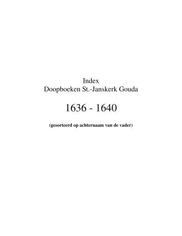Dopen Gouda Index 1636-1640.pdf - SeniorWeb.NL