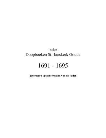 Dopen Gouda Index 1691-1695.pdf - Seniorweb.nl