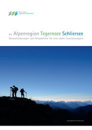 Die Alpenregion Tegernsee Schliersee