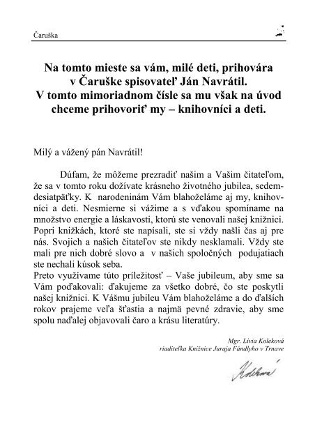 Je to ešte na datovania mieste